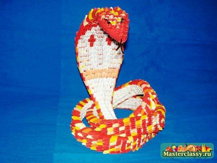 Оригами майсторски клас змия