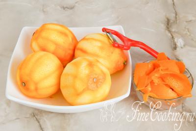 Портокалова кора - рецептата със снимка