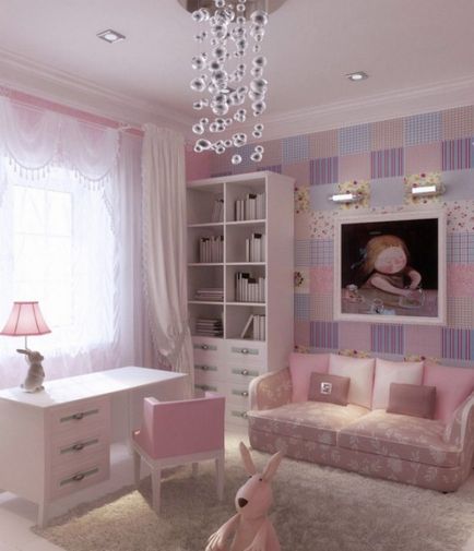 интериорен дизайн спални за момичетата със снимки