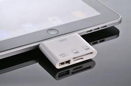 Като USB флаш устройство и други USB-супа се свърже с Ipad