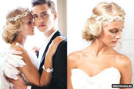 Как да изберете бижута за сватбена рокля