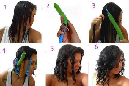 Как да навиете косата на ролки за коса 10 варианта (снимка)