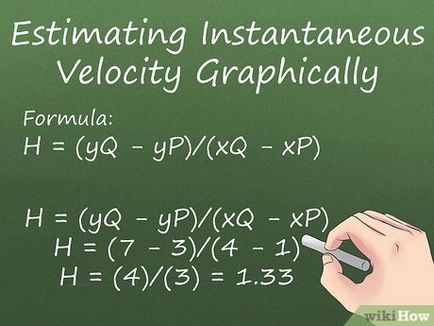 Как да се изчисли моментната скорост