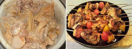 Как да се маринова шишчета от пилешко месо - най-добрите рецепти за маринати със снимки и видео