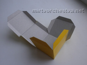 Майсторски клас на слепване кубчета от картон
