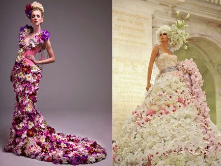 Необичайни сватбени рокли - избор от творчески булки