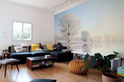 Wallpaper за помещението (снимка 50), който изберете тапет за всекидневната