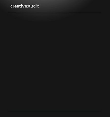 Начертайте шаблон за сайта на Creative Studio (по образец) Начертайте шаблон за сайта на Creative Studio