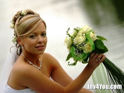 Сватбени бижута за булката Снимка - украса за сватбена рокля
