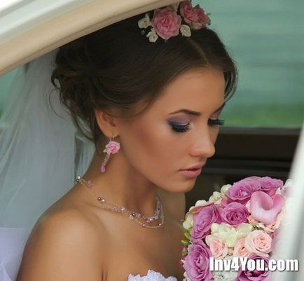 Сватбени бижута за булката Снимка - украса за сватбена рокля