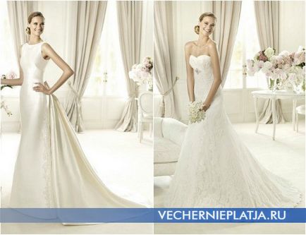 Pronovias сватбени рокли (Pronovias) през 2013 г., повече от 130 снимки, вечерни рокли