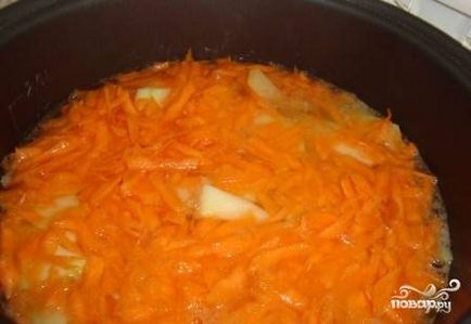 Задушени картофи multivarka - Редмънд - стъпка по стъпка рецепта със снимки на