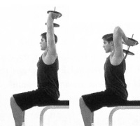 Упражнения с гирички у дома люлка бицепс, трицепс, раменете, гърдите, гърба и краката у дома