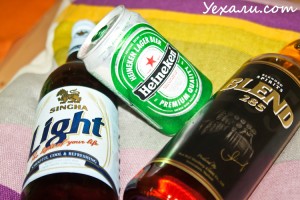 Алкохолът в Тайланд те не се удави в морето от тайландски бира, ром и уиски