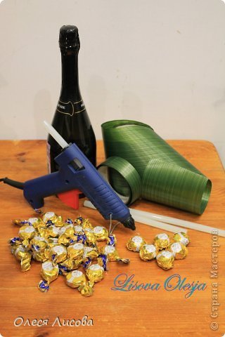 Ананас шоколадови бонбони и шампанско с ръцете си майсторски клас