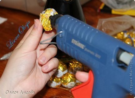 Ананас шоколадови бонбони и шампанско с ръцете си майсторски клас