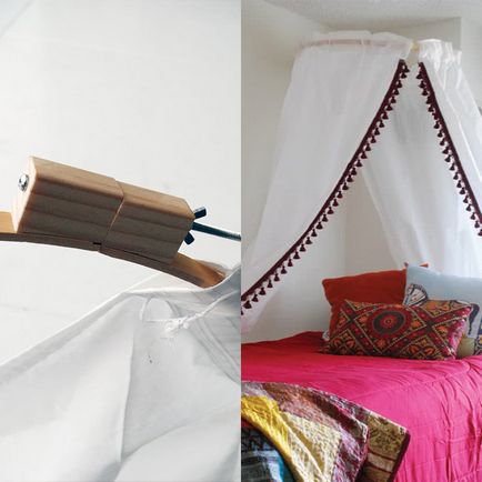 Козирка на походно легло с ръцете си стъпка по стъпка снимки и майсторски клас