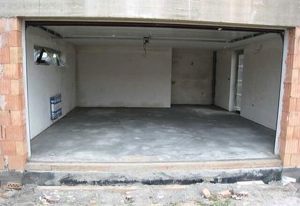 Бетониране на пода в гаража как да настроите в бетон с ръцете си, фото и видео