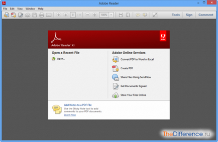 Какво е различен от Acrobat Reader на Adobe, каква е разликата