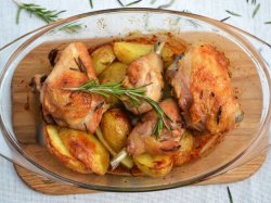 Какво можете да готвя пиле и картофи