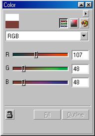 Corel Draw хомогенна пълнене (зареждане) Corel Draw хомогенна пълнене