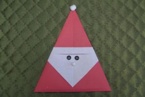 Дядо Коледа от хартия