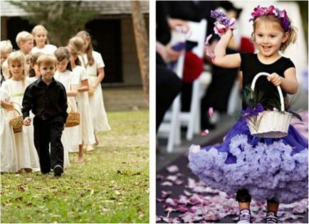 Деца на сватбата - как да се подготви и какво да се прави на почивка