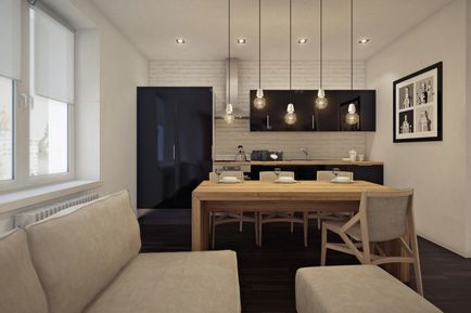 Интериорен дизайн кухня-трапезария и кухня студио със свежи идеи 2017 30 снимки