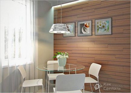Дизайнът на стените в кухнята - в подробности за дизайна на снимките на стената в кухнята