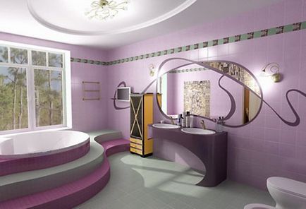 Баня дизайн, зашеметяващ дизайн снимка баня