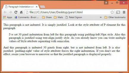 Форматиране на HTML параграф, HTML
