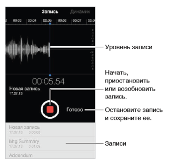 Когато в iPhone за запис на разговорите и как да се запише гласово съобщение (запис) Когато в iPhone за запис на разговорите и как да се запише гласово съобщение
