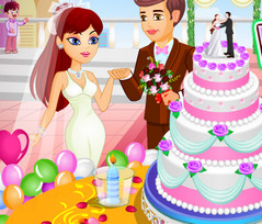 Готвене сватбена торта онлайн, за да играят безплатни игри за момичета