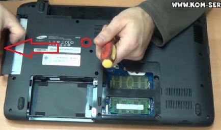 Инструкции за демонтаж, монтаж и почистване на прах от лаптоп Samsung r525 на