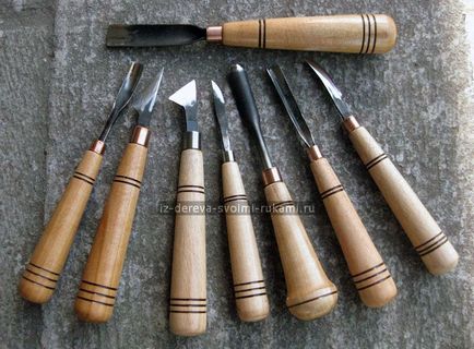 Инструменти за дърворезба - необходимо е да се започне от дърво със собствените си ръце! интересен