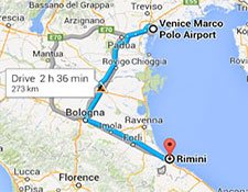 Как да стигнем до летище Римини