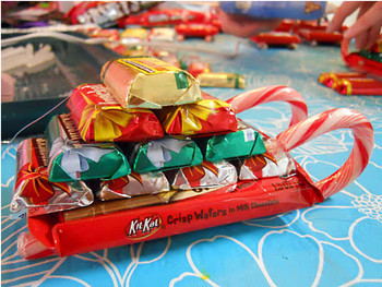 Кои предмети от бонбони, вафли могат да се правят със собствените си ръце Нова година
