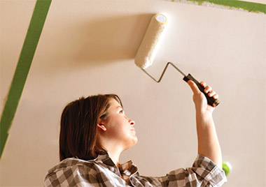 Как да лепило фибростъкло таван за боядисване