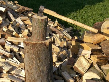 Как да цепя дърва с брадва и секира, машини за рязане, като цепене на дърва винт конус
