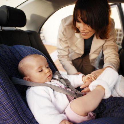 Как да се определи детски седалки в колата кратък урок
