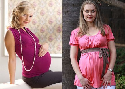 Как да се облича за празника на бременна жена
