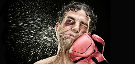 Как да спре да се страхува от удари в лицето по време на уличен бой