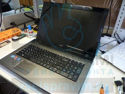 Как да почистите Acer бележника охладителната система от прах, ремонт студио - всичко правилно!