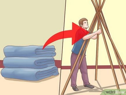 Как да се изгради крепост в стаята