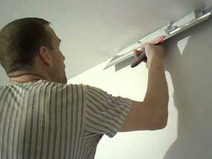 Как да се замазка на тавана с ръце инструкцията за извършване на работа