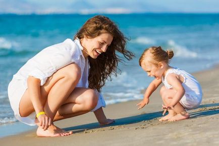 Как да се държим с децата на плажа, хармония в живота