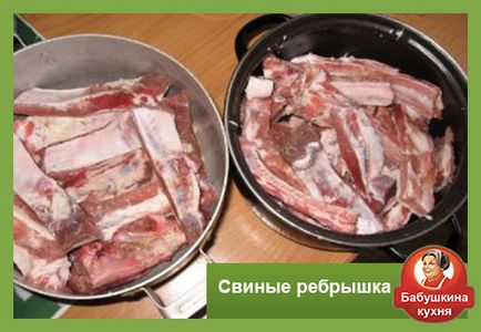 Как да се готви шишчета от свински ребра как да туршия