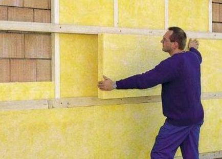 Как да прикачите изолацията на стената