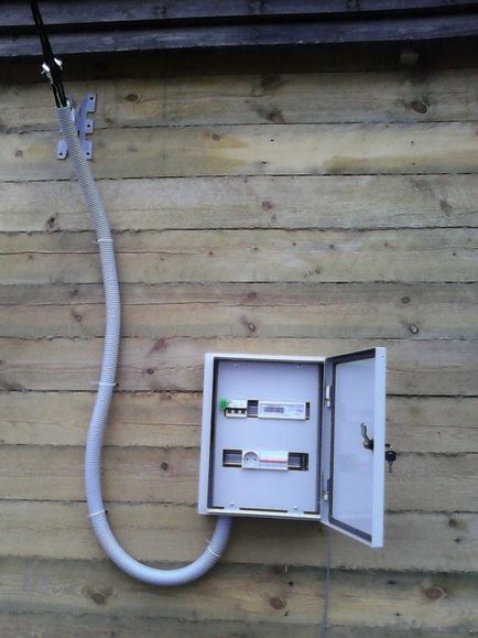 Как да провежда електричество до гаража при откриване tonchkostyah