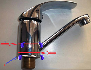 Как да разглобявате кранчето за единица кухня и ремонт, как да се разглоби за подмяна, ако потоците